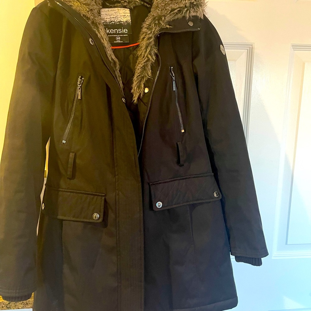 Kensie hooded parka